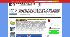 Desktop Screenshot of battery1234.com